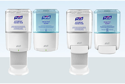 The ES dispenser systems from PURELL® - more power for your hand hygiene