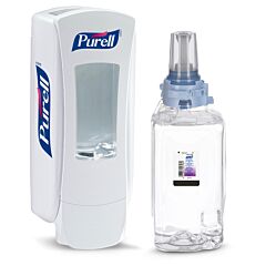 PURELL® ADX-12™ Starter Kit Manual Dispenser (Foam) - White, 1200mL