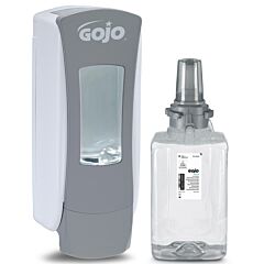 GOJO® ADX-12™ Starter Kit Mild Foam Hand Soap - Grey/White, 1250mL