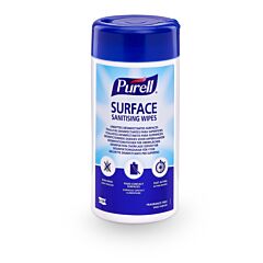 PURELL® Desinfektionstücher für Oberflächen, 100 Tücher Zupfdose