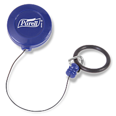 PURELL® PERSONAL™ Gear Retractable Clip for PURELL® 60ml Bottles, blue