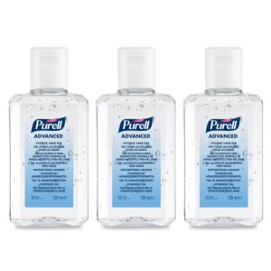 Test-Set PURELL® Advanced Hygienic Hand Rub, 3x100mL flip top bottle