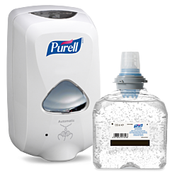 PURELL® TFX™ Starter Kit Berührungsloser Händedesinfektionsspender, 1200ml, Weiß