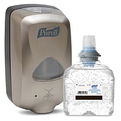 PURELL® TFX™ Starter Kit Berührungsloser Händedesinfektionsspender, 1200ml, Metallic