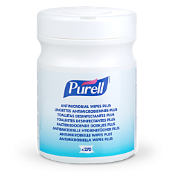 PURELL® Antimicrobial Wipes Plus 270 count canister