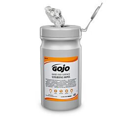 GOJO® HAND & SURFACE Scrubbing Wipes, 80 Tücher Dose
