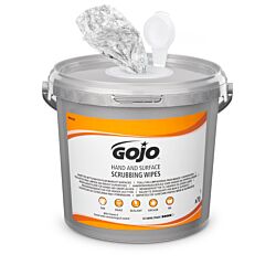 GOJO® Hand & Surface Scrubbing Wipes, 70 Count Bucket